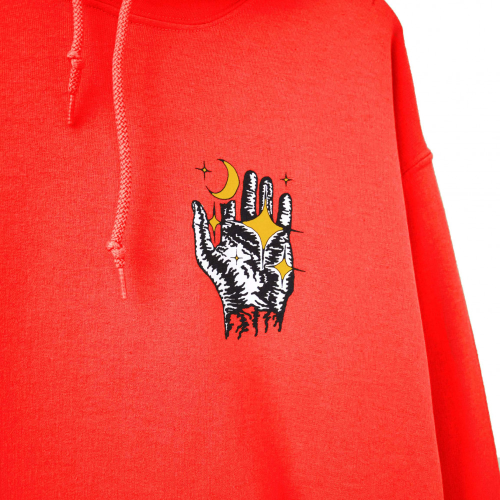The Curly Simon The Lights Hoodie (Red)